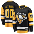 Friene Custom P.Penguins Black Home Breakaway Jerseys