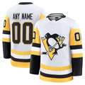 Friene Custom P.Penguins White Away Premium Jerseys