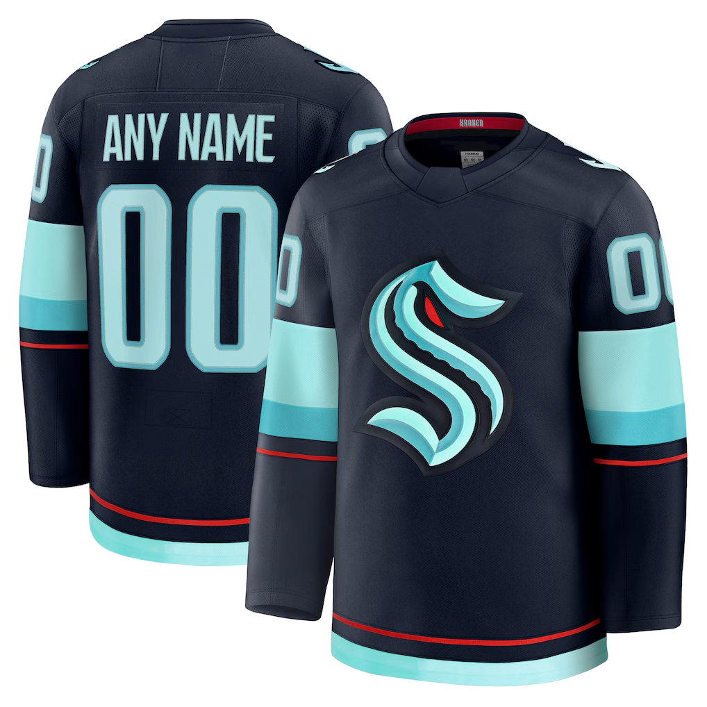Friene Custom S.Kraken Deep Sea Blue Home Premium Jerseys