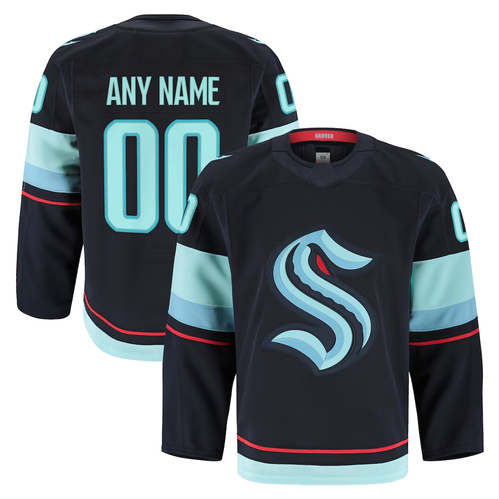 Friene Custom S.Kraken Deep Sea Blue Home Premium Jerseys