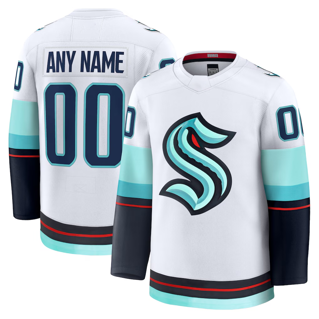 Friene Custom S.Kraken White Away Premium Jerseys