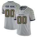 Friene Custom S.Seahawks Grey Limited 2025 Rivalries Collection Home Game Any Name & Numbers Stitched Jerseys