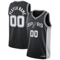 Friene Custom SA.Spurs Black Fast Break Replica Jerseys - Statement Edition