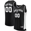 Friene Custom SA.Spurs Black Swingman Jerseys - Icon Edition