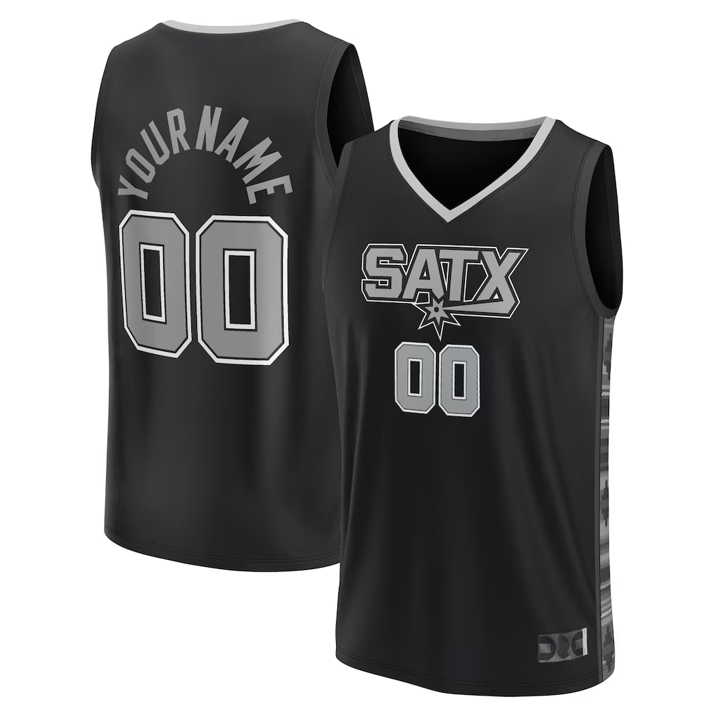 Friene Custom SA.Spurs Black 202223 Swingman Jerseys - Statement Edition£¨¸±±¾£©