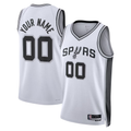 Friene Custom SA.SpursWhite Swingman Stitched Jerseys- Association Edition