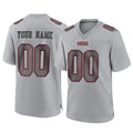 Friene Custom SF.49ers Gray Atmosphere Fashion Home Game Any Name & Numbers Stitched Jerseys