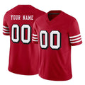 Friene Custom SF.49ers Red Limited Alternate Vapor F.U.S.E. Home Game Any Name & Numbers Stitched Jerseys