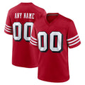 Friene Custom SF.49ers Red Limited Alternate Vapor Home Game Any Name & Numbers Stitched Jerseys
