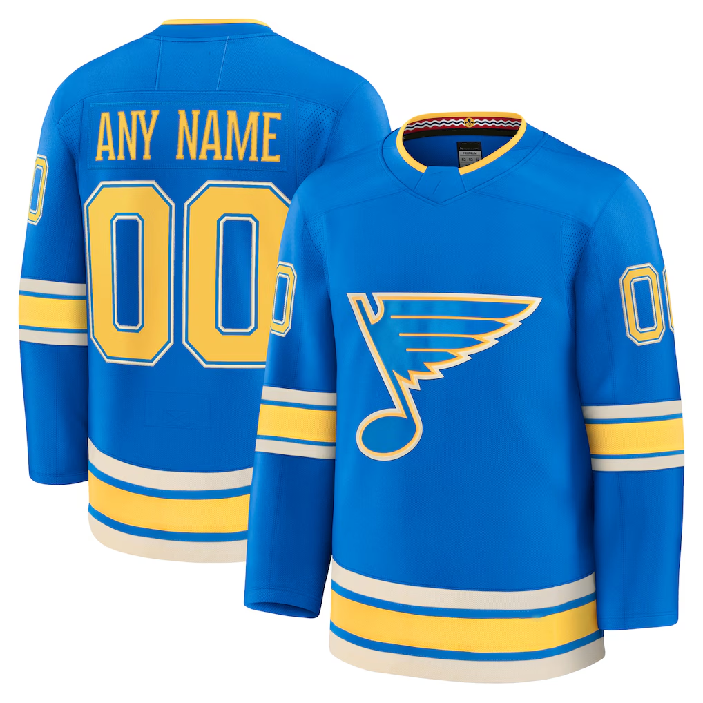 Friene Custom SL.Blues Blue Alternate Premium Jerseys
