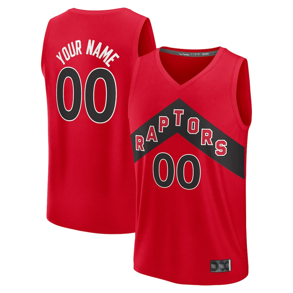Friene Custom T.Raptors Red Fast Break Jerseys - Icon Edition