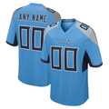 Friene Custom T.Titans Light Blue Alternate Game Stitched Jerseys
