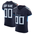 Friene Custom T.Titans Navy Vapor F.U.S.E. Elite Stitched Jerseys