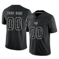 Friene Custom TB.Buccaneers Black Reflective Limited Home Game Any Name & Numbers Stitched Jerseys