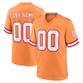 Friene Custom TB.Buccaneers Orange Throwback Home Game Any Name & Numbers Stitched Jerseys