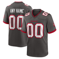 Friene Custom TB.Buccaneers Pewter Alternate Game Stitched Jerseys