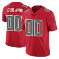 Friene Custom TB.Buccaneers Red Limited Color Rush Home Game Any Name & Numbers Stitched Jerseys