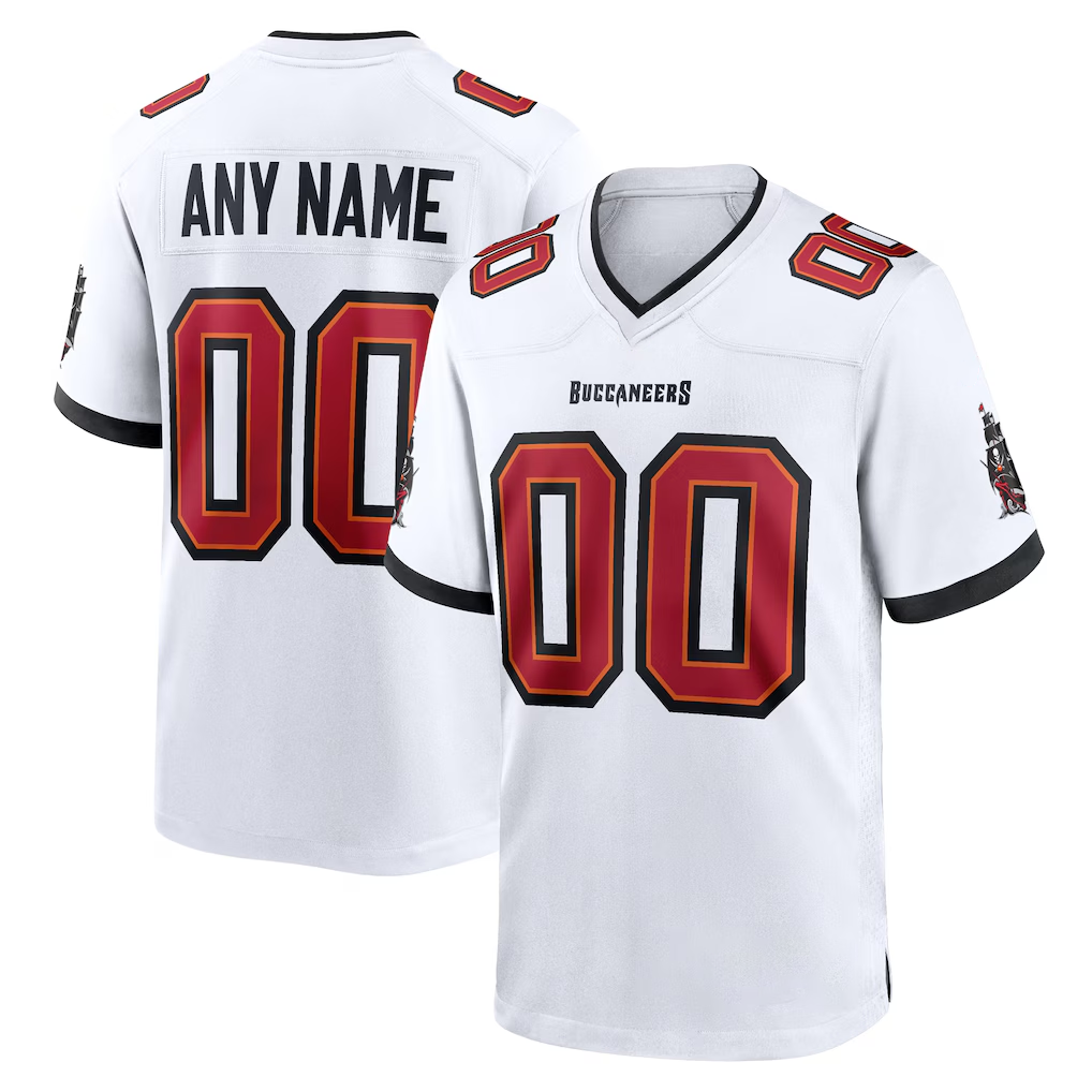 Friene Custom TB.Buccaneers WhiteTeam Game Stitched Jerseys
