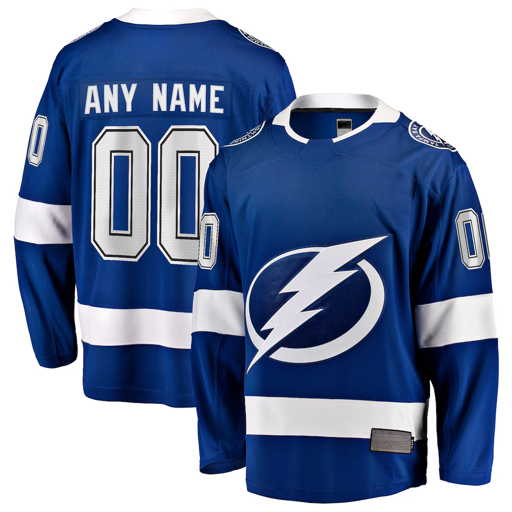 Friene Custom TB.Lightning Blue Home Breakaway Jerseys