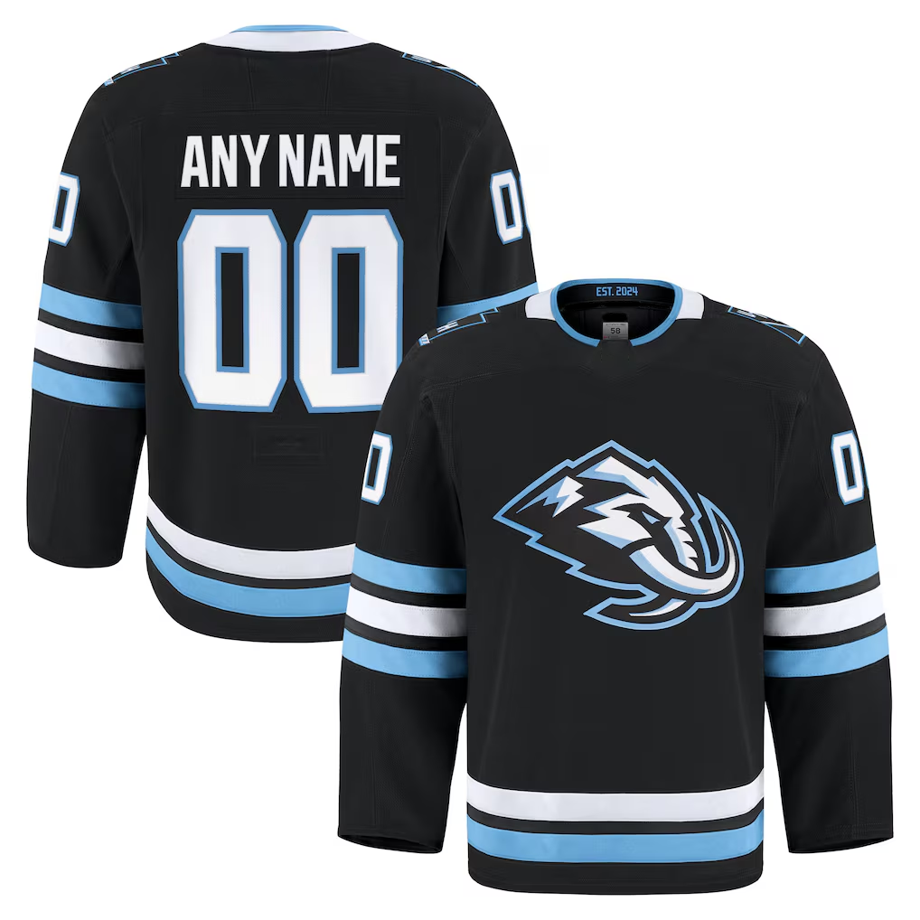 Friene Custom U.Mammoth Black Home Authentic Pro Jerseys