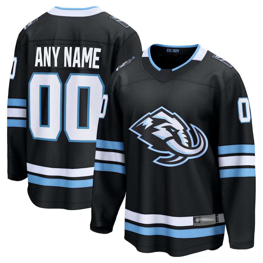 Friene Custom U.Mammoth Black Home Breakaway Jerseys