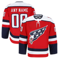 Friene Custom W.Capitals Red Alternate Authentic Pro Jerseys