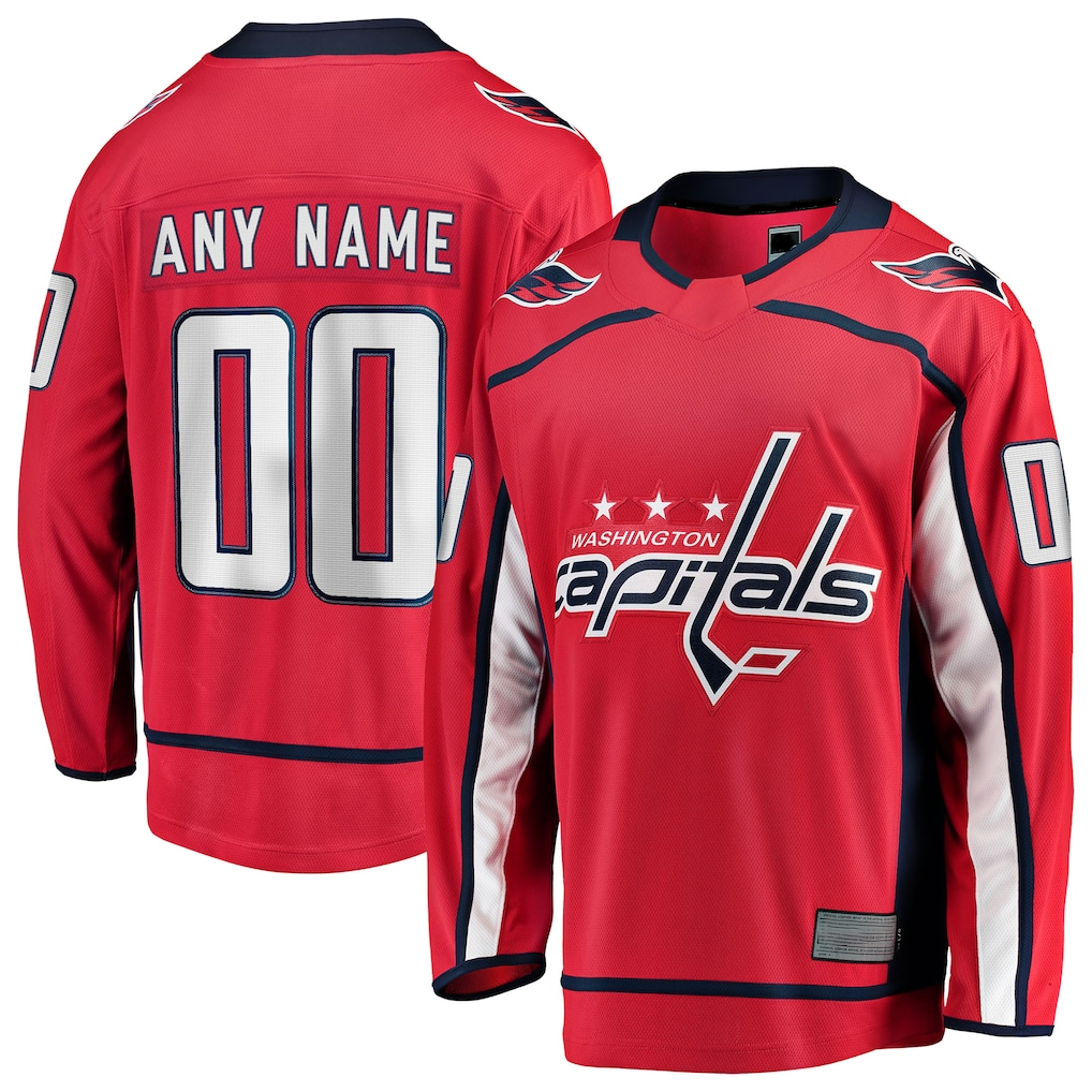 Friene Custom W.Capitals Red Home Premium Jerseys