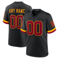 Friene Custom W.Commanders Black Hail Raiser Alternate Game Stitched Jerseys