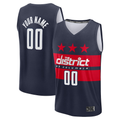 Friene Custom W.Wizards Navy Fast Break Jerseys - Statement Edition