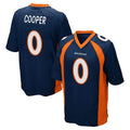 Friene D.Broncos #0 Jonathon Cooper Player Navy Game Stitched Jerseys