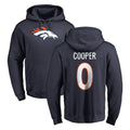 Friene D.Broncos #0 Jonathon Cooper Player Navy Pullover Hoodie Limited Stitched Jerseys