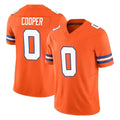 Friene D.Broncos #0 Jonathon Cooper Player Orange Limited Alternate Vapor F.U.S.E. Throwback Game Stitched Jerseys