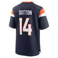 Friene D.Broncos #14 Courtland Sutton Player Navy Home Game Stitched Jerseys