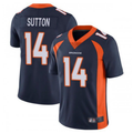 Friene D.Broncos #14 Courtland Sutton Player Navy Limited Stitched Jerseys