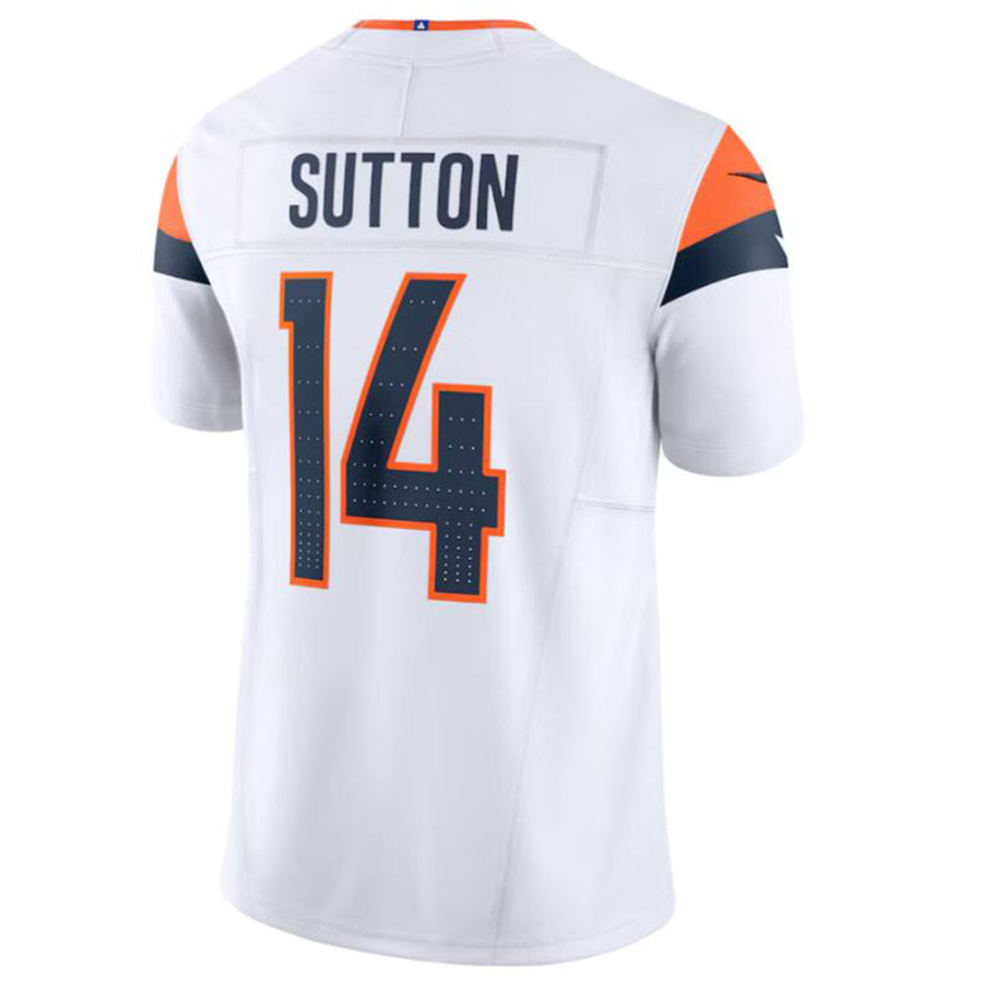 Friene D.Broncos #14 Courtland Sutton White Vapor F.U.S.E. Limited Jersey American Stitched  Jerseys