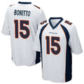 Friene D.Broncos #15 Nik Bonitto Player White Game Stitched Jerseys