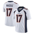 Friene D.Broncos #17 Jaylen Waddle Player White Vapor Untouchable Limited Home Game Stitched Jerseys