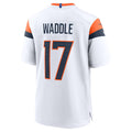 Friene D.Broncos #17 Jaylen Waddle White Game Stitched Jerseys