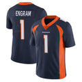Friene D.Broncos #1 Evan Engram Player Navy Vapor Untouchable Limited Game Stitched Jerseys