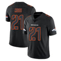 Friene D.Broncos #21 Riley Moss Player Black Impact Limited Game Stitched Jerseys