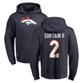 Friene D.Broncos #2 Pat Surtain II Player Navy Pullover Hoodie Limited Stitched Jerseys