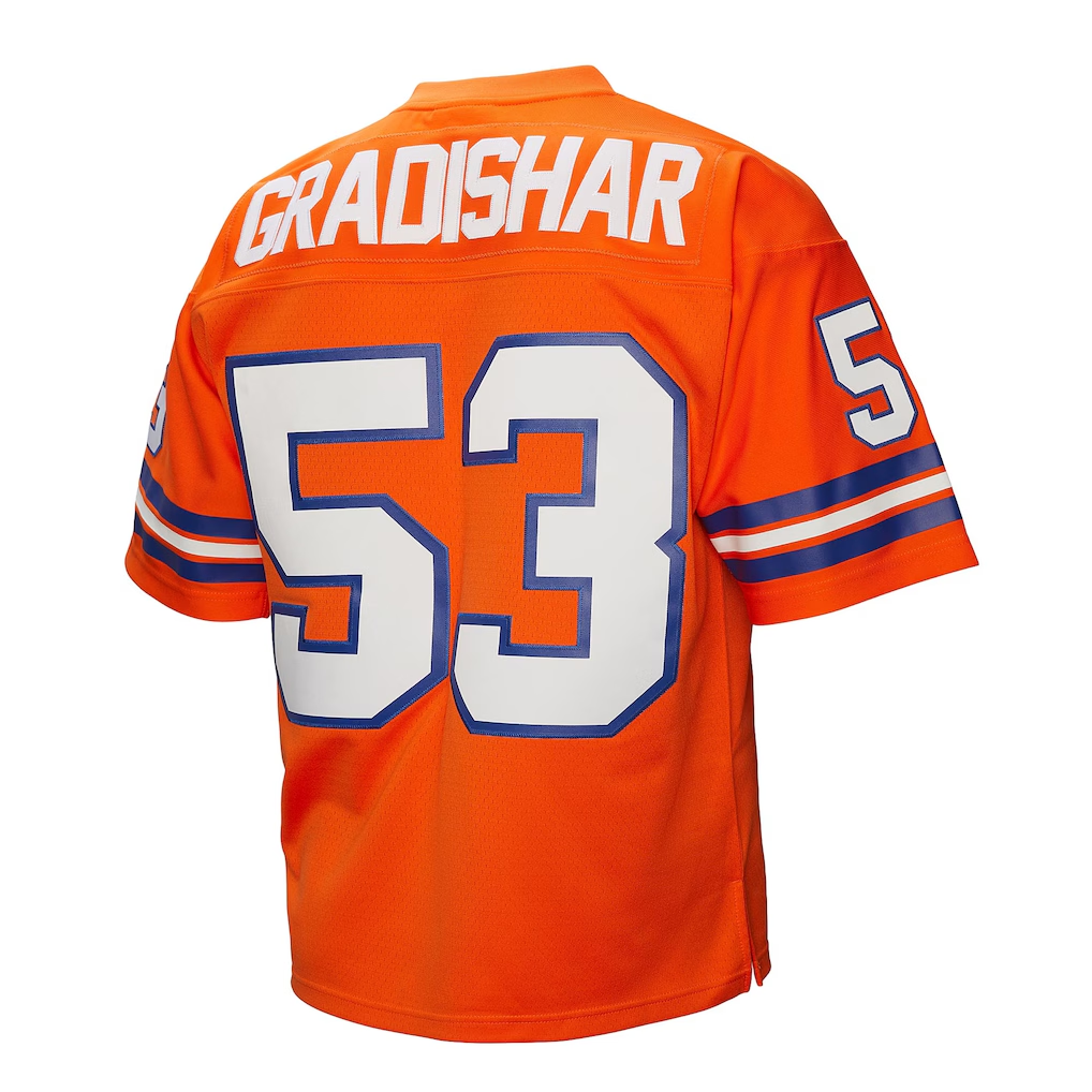 Friene D.Broncos #53 Randy Gradishar Mitchell & Ness Orange 1978 Legacy Replica Puhic Stitched Jerseys