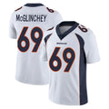 Friene D.Broncos #69 Mike McGlinchey Player White Vapor Untouchable Limited Home Game Stitched Jerseys
