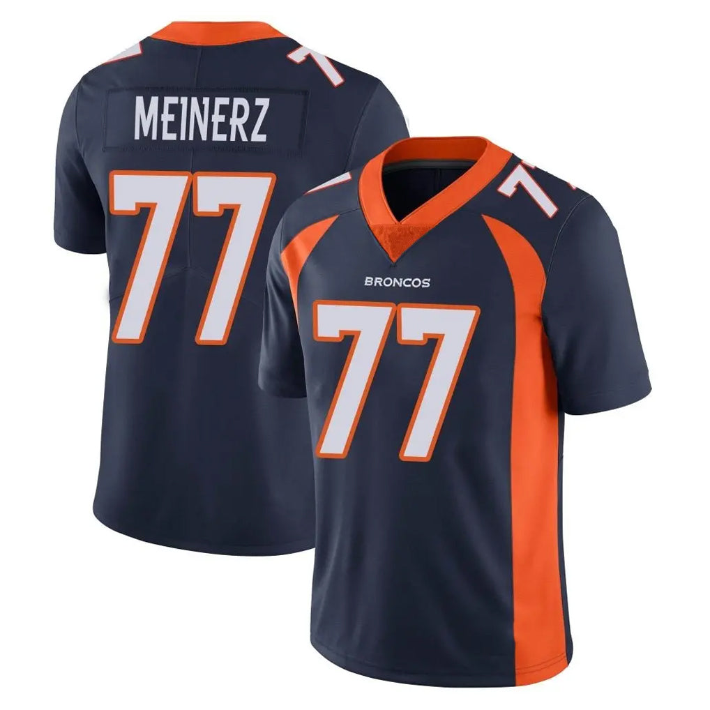 Friene D.Broncos #77 Quinn Meinerz Player Navy Vapor Untouchable Limited Game Stitched Jerseys