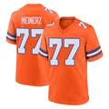 Friene D.Broncos #77 Quinn Meinerz Player Orange Alternate Collection Throwback Game Stitched Jerseys
