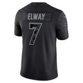 Friene D.Broncos #7 John Elway Player Black RFLCTV Limited Stitched Jerseys