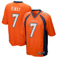 Friene D.Broncos #7 John Elway Player Orange Game Stitched Jerseys