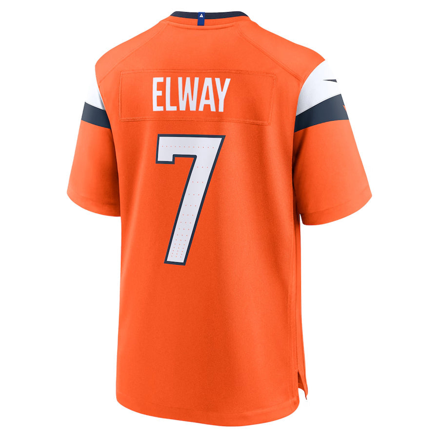 Friene D.Broncos #7 John Elway Player Orange Home Game Stitched Jerseys