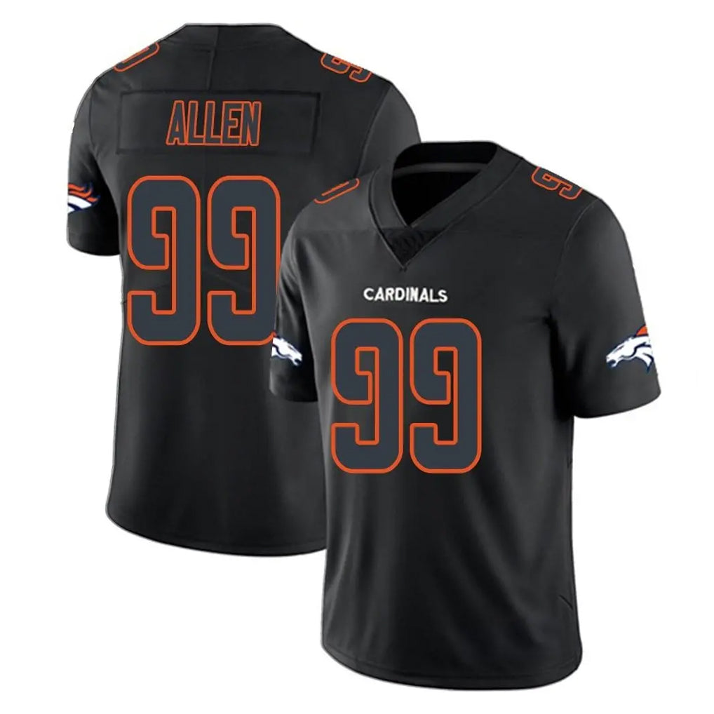 Friene D.Broncos #99 Zach Allen Player Black Impact Limited Game Stitched Jerseys