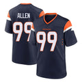 Friene D.Broncos #99 Zach Allen Player Navy Home Game Stitched Jerseys